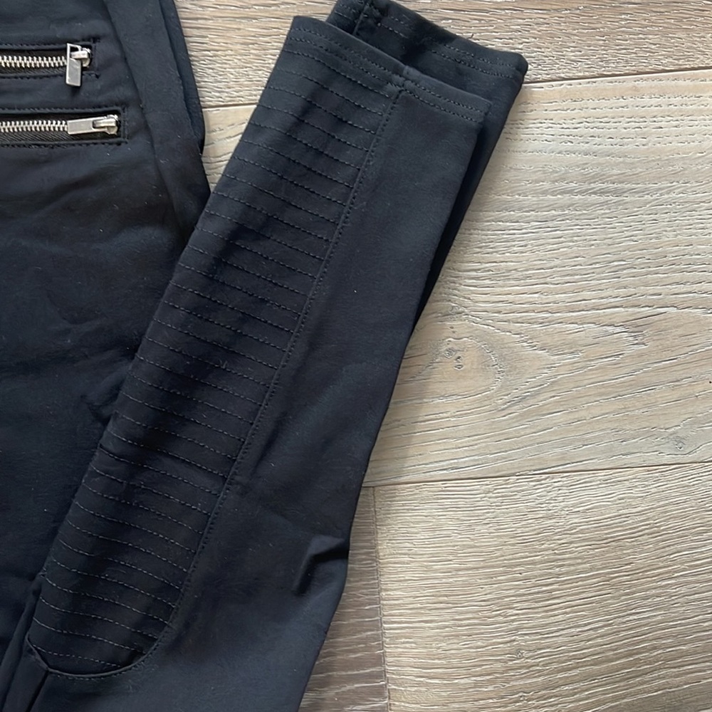 Abercrombie & Fitch Black Moto Leggings -Small - Picture 8 of 8